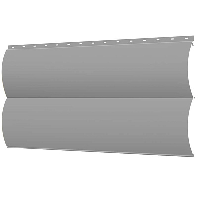 Сайдинг металлический Блок-Хаус под бревно RAL7004 Серый фото Центр Металлокровли