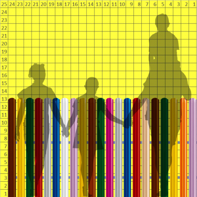 Нарядный палисадник 125см